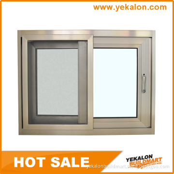 HOT SALE New Design Champagne Aluminum Sliding Window From China Supplier